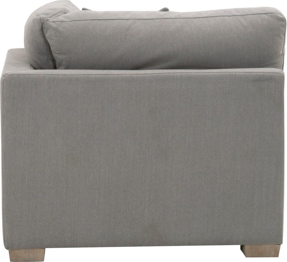 Essentials For Living Accent Chairs - Hayden Modular Taper Sofa Corner Chair LiveSmart Peyton Slate