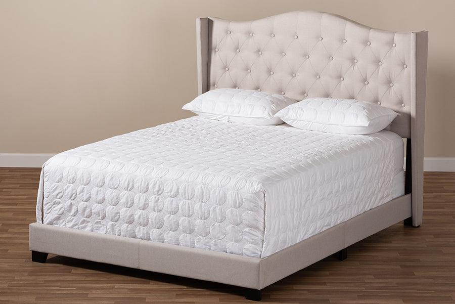Wholesale Interiors Beds - Alesha Full Bed Beige