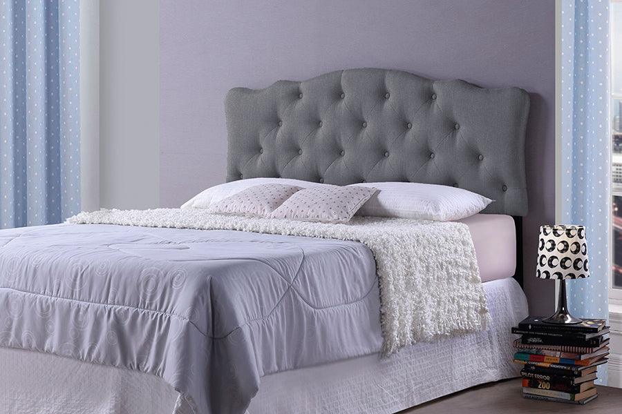 Wholesale Interiors Headboards - Rita Full Headboard Gray