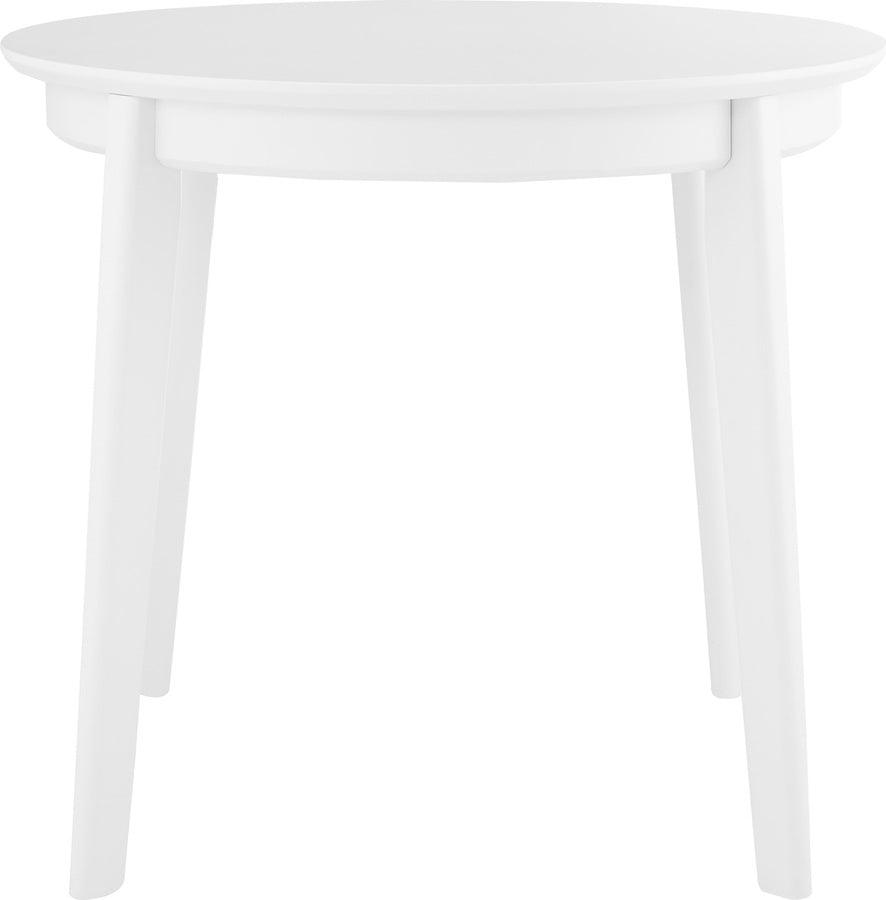 Euro Style Dining Tables - Atle 36" Round Dining Table in Matte White