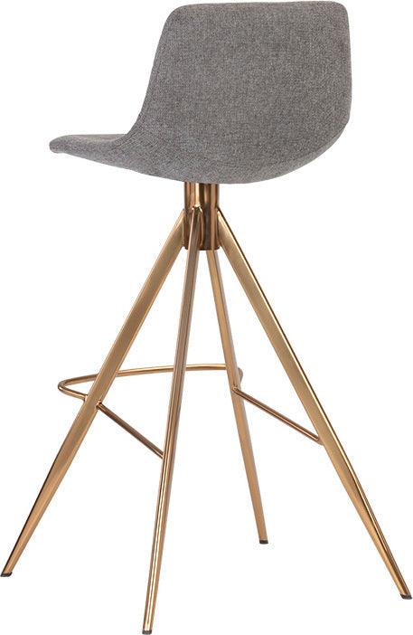 SUNPAN Barstools - Andres Swivel Barstool - Belfast Koala Grey