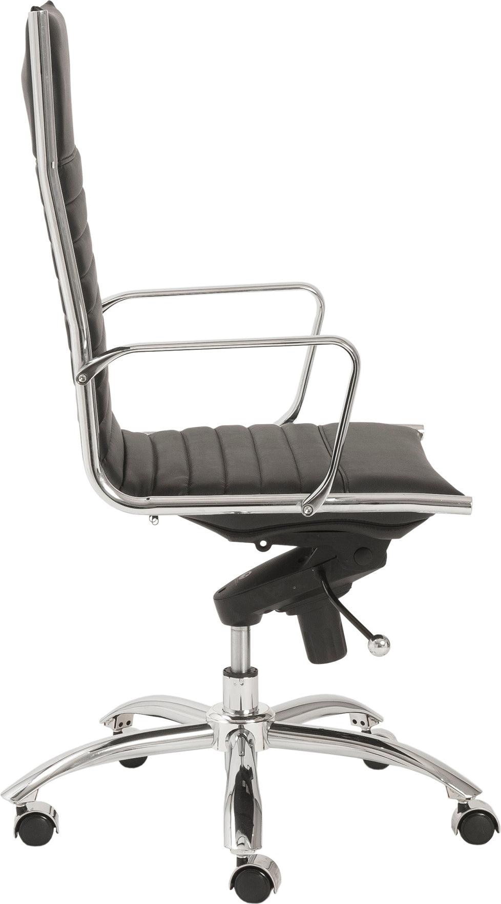 Euro Style Task Chairs - Dirk High Back Office Chair Black