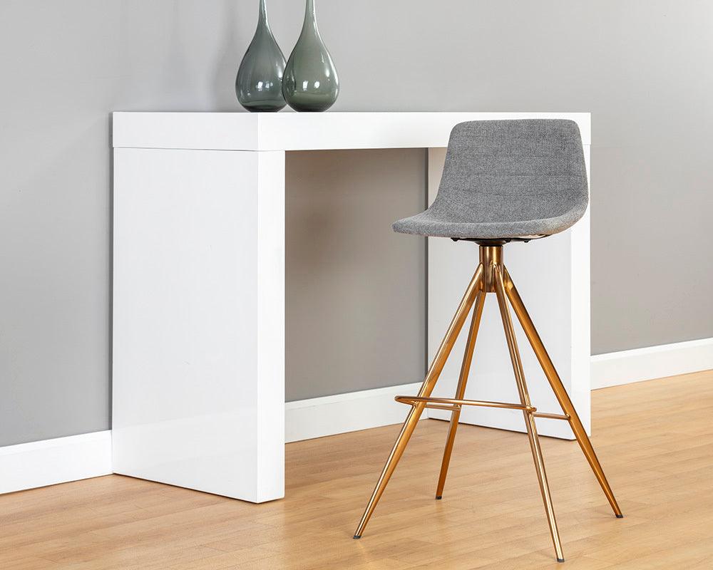 SUNPAN Barstools - Andres Swivel Barstool - Belfast Koala Grey