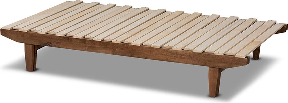 Wholesale Interiors Beds - Hiro Twin to King Bed Walnut
