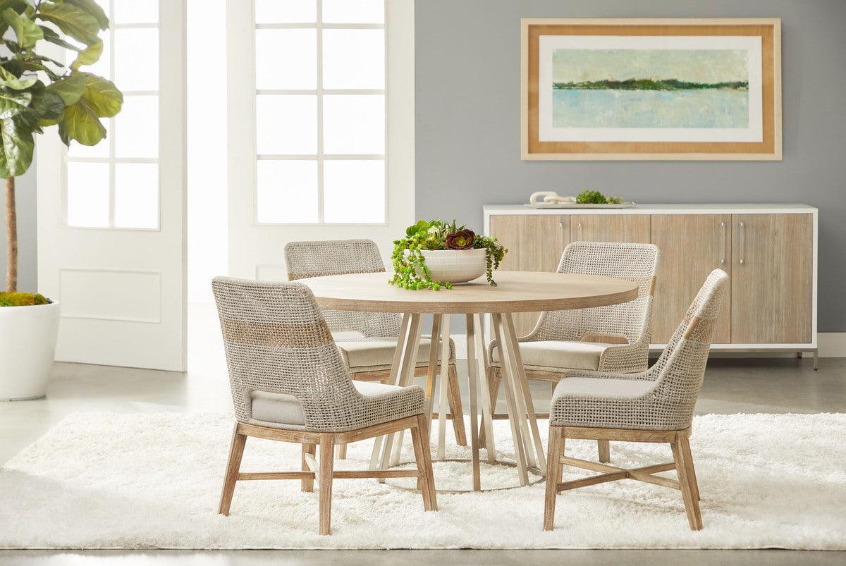 Topa Topa Round Dining Table - Solid Wood, Natural Finish – House of Léon