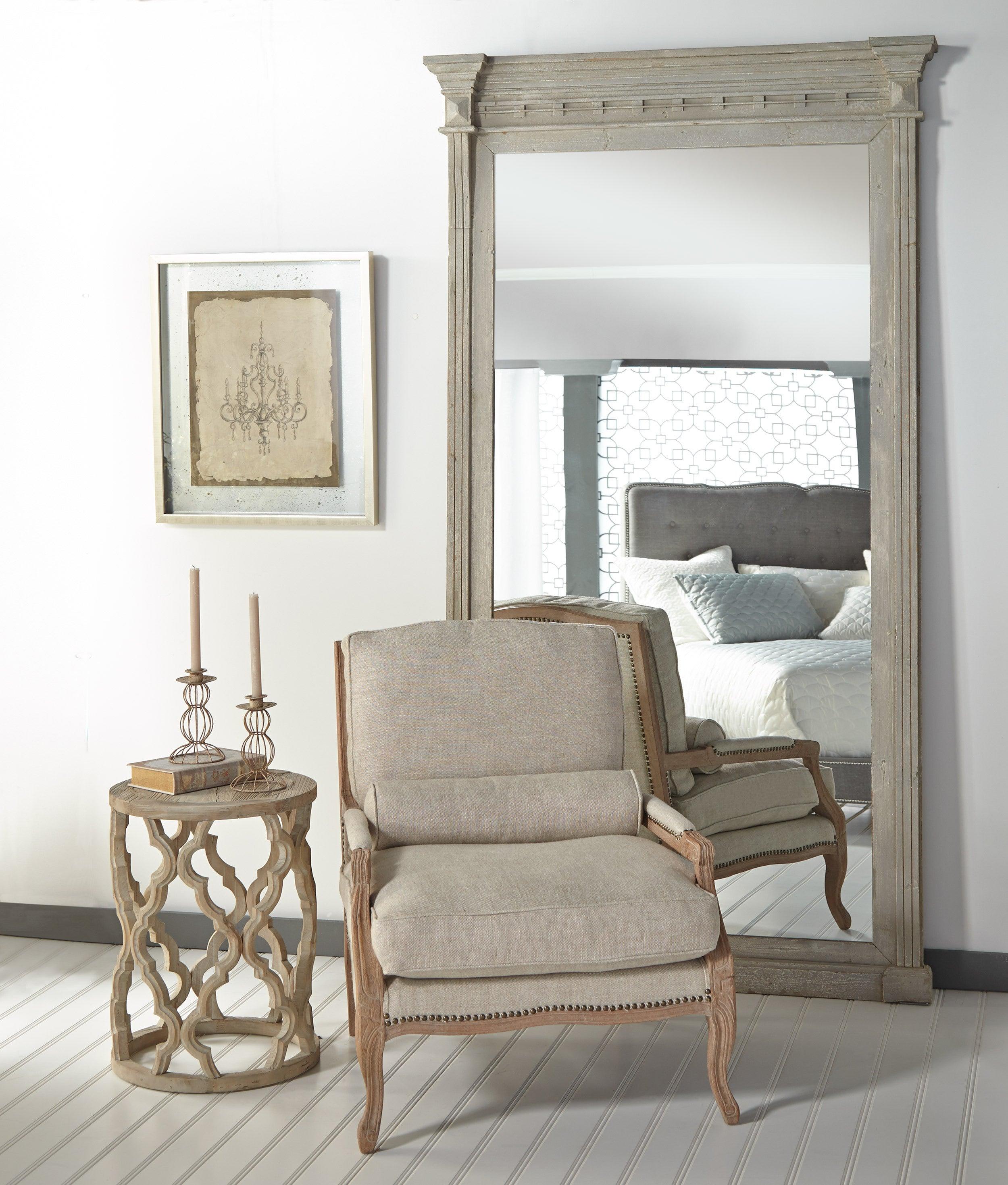 Essentials For Living Mirrors - Estate Mirror Antique Gray Pine