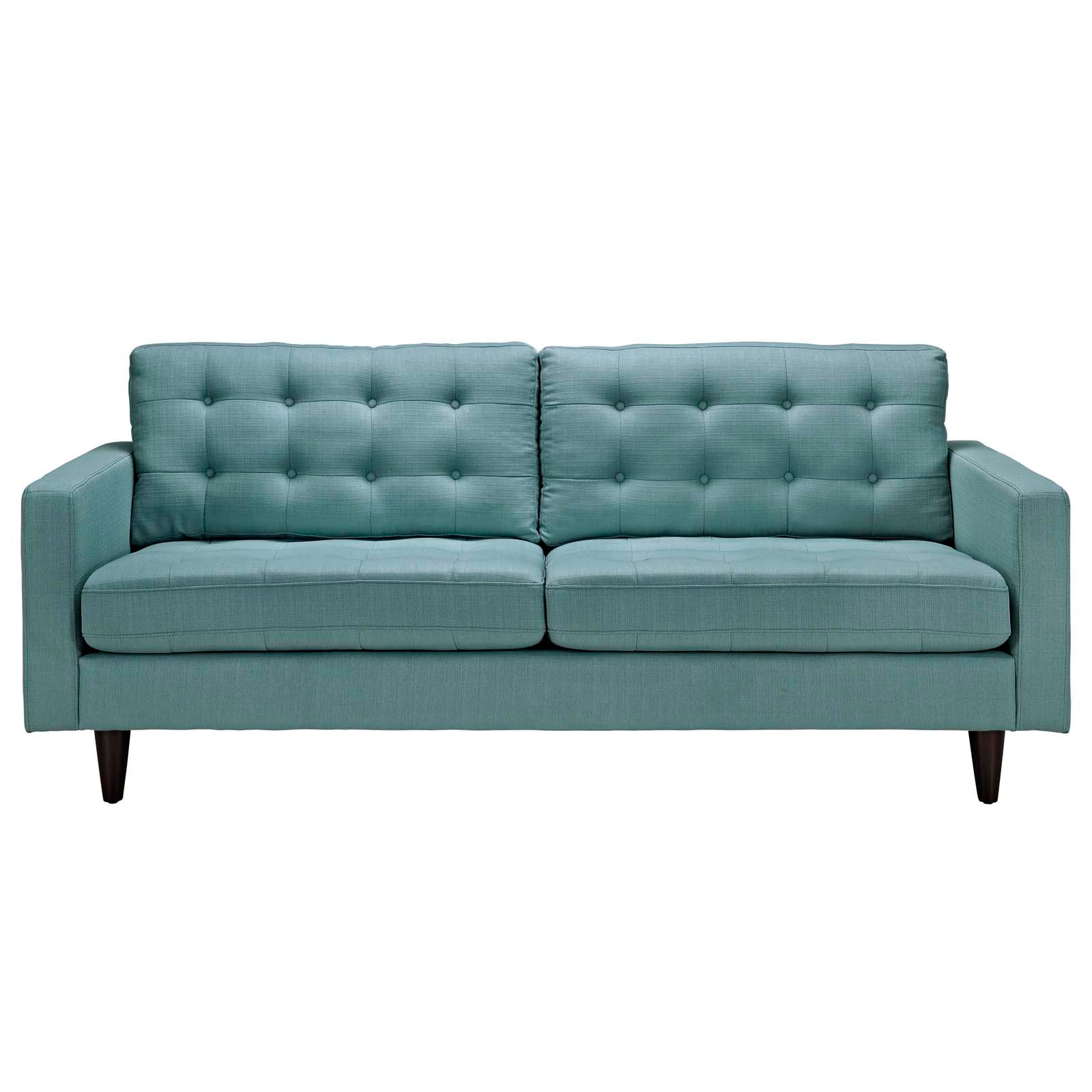 Modway Sofas & Couches - Empress Upholstered Fabric Sofa Laguna