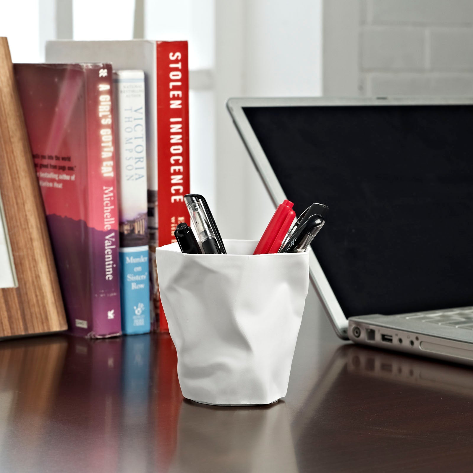 Modway Decorative Objects - Lava Pencil Holder White