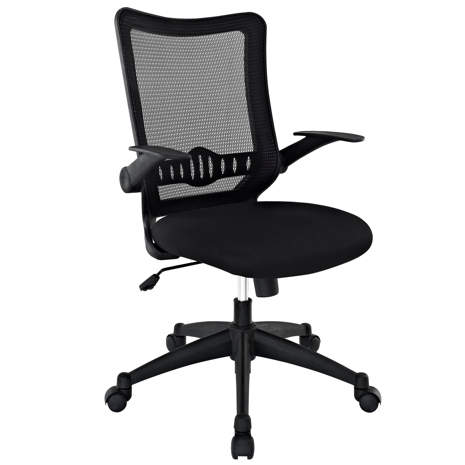 Modway Task Chairs - Explorer Mid Back Mesh Office Chair Black