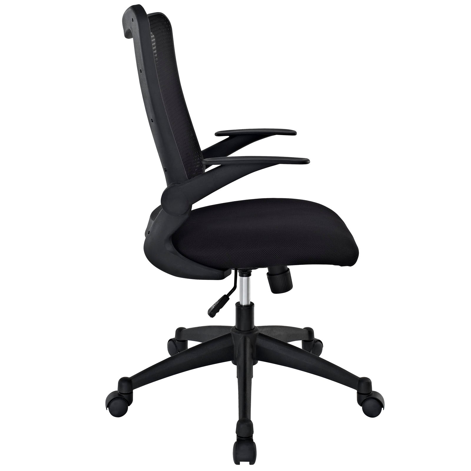 Modway Task Chairs - Explorer Mid Back Mesh Office Chair Black
