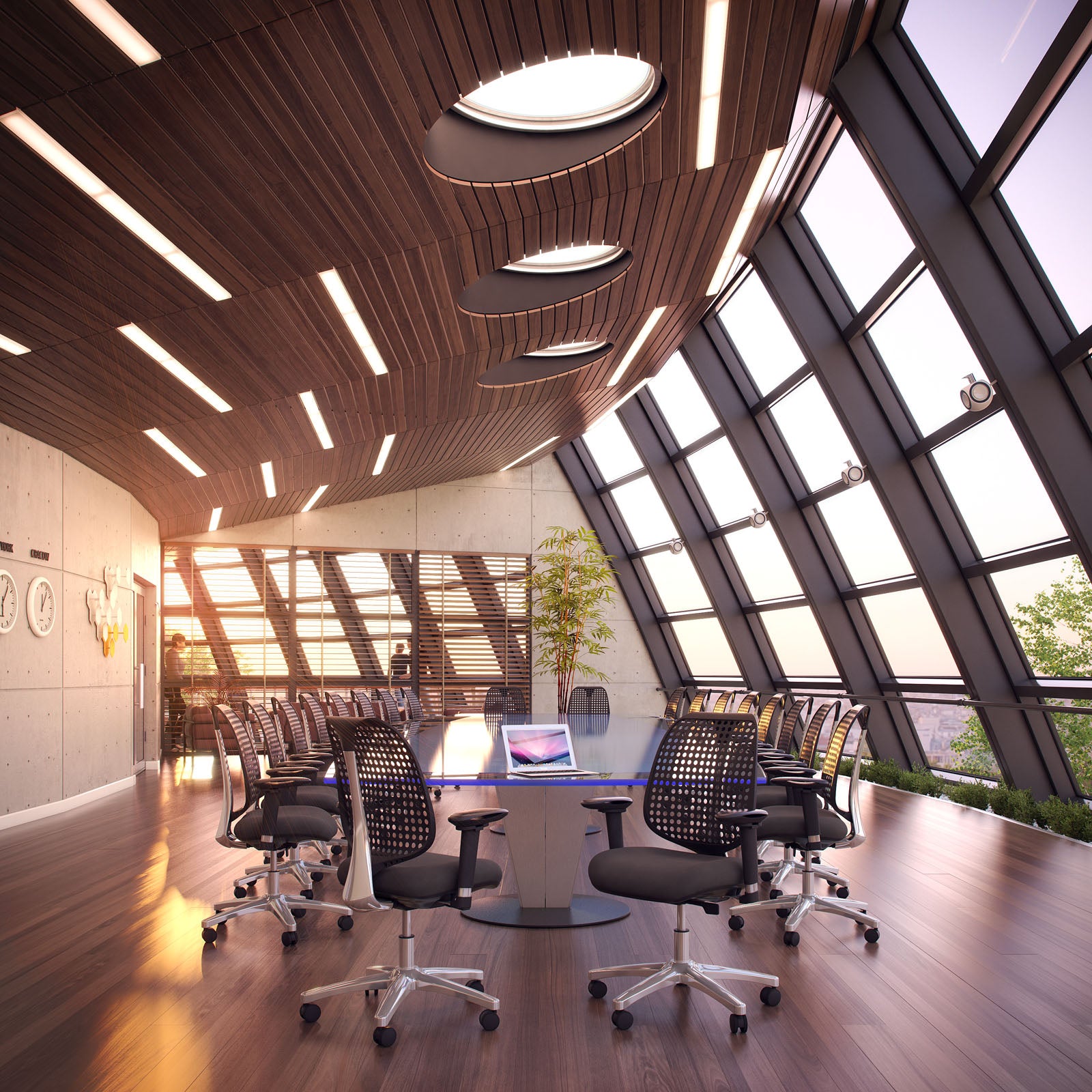 Modway Task Chairs - Reverb Premium Office Chair Black