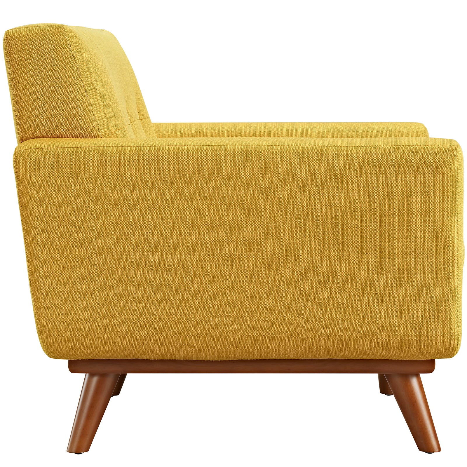 Modway Accent Chairs - Engage Upholstered Fabric Armchair Citrus