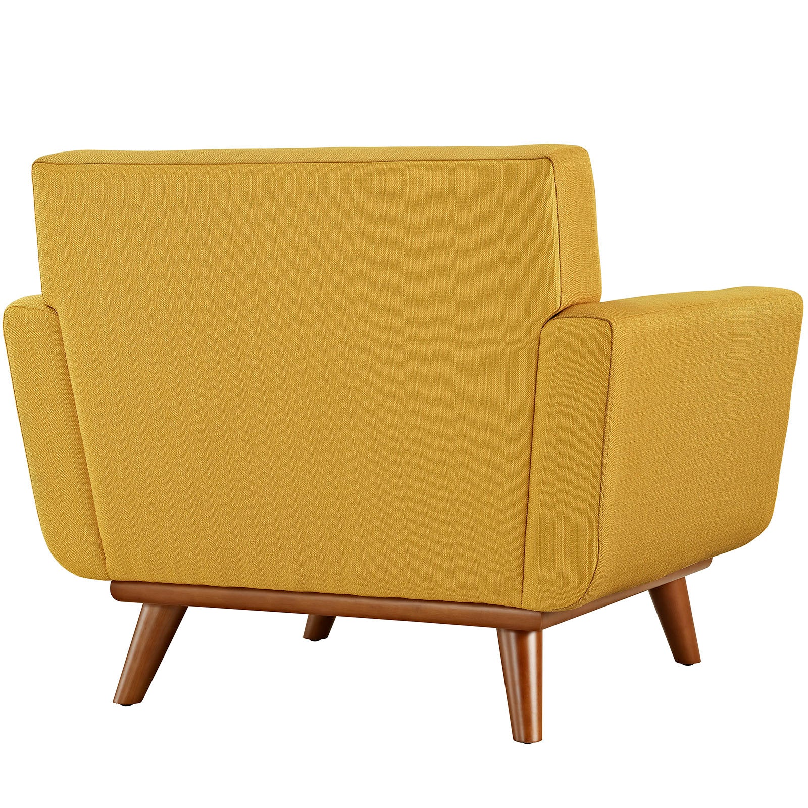 Modway Accent Chairs - Engage Upholstered Fabric Armchair Citrus