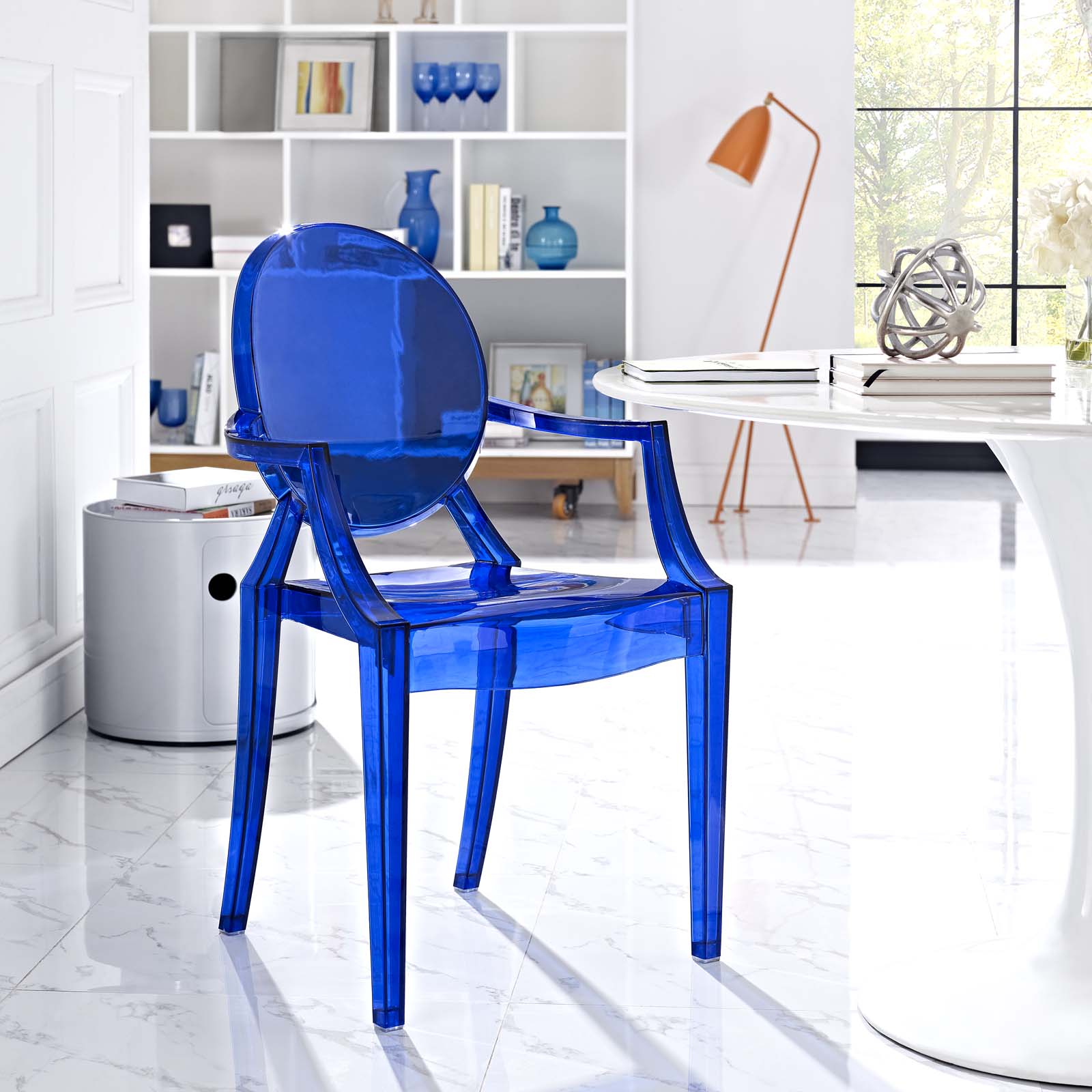 Modway Dining Chairs - Casper Dining Armchair Blue