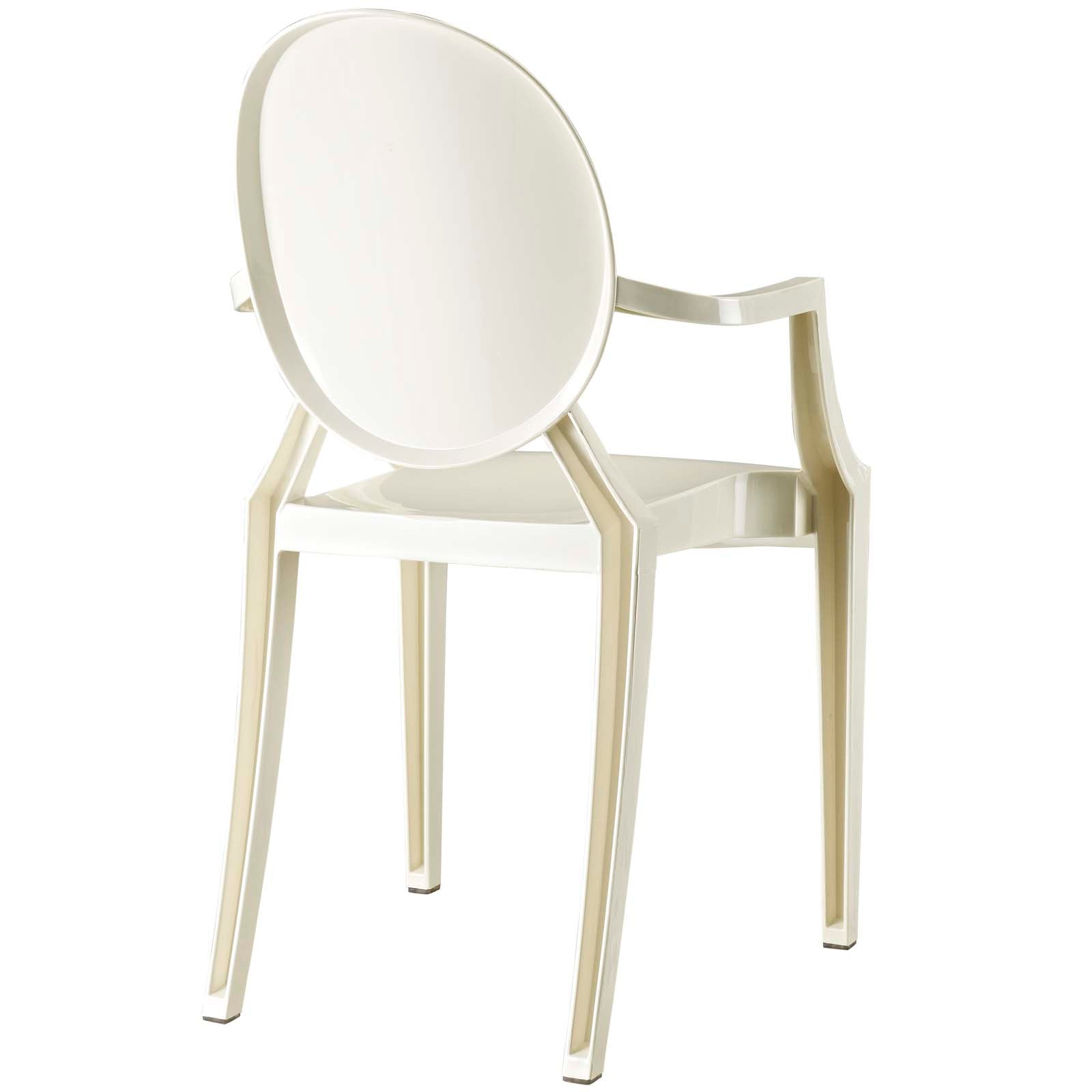 Modway Dining Chairs - Casper Dining Armchair White