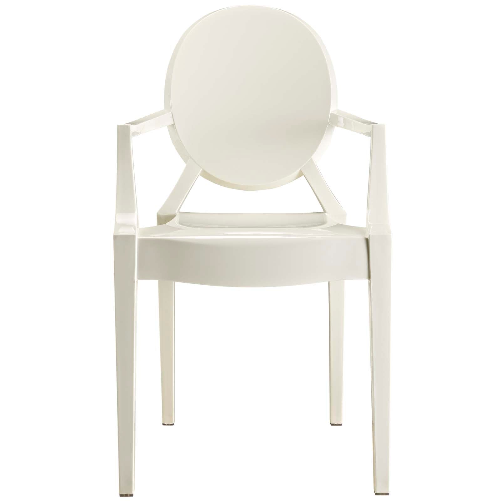 Modway Dining Chairs - Casper Dining Armchair White