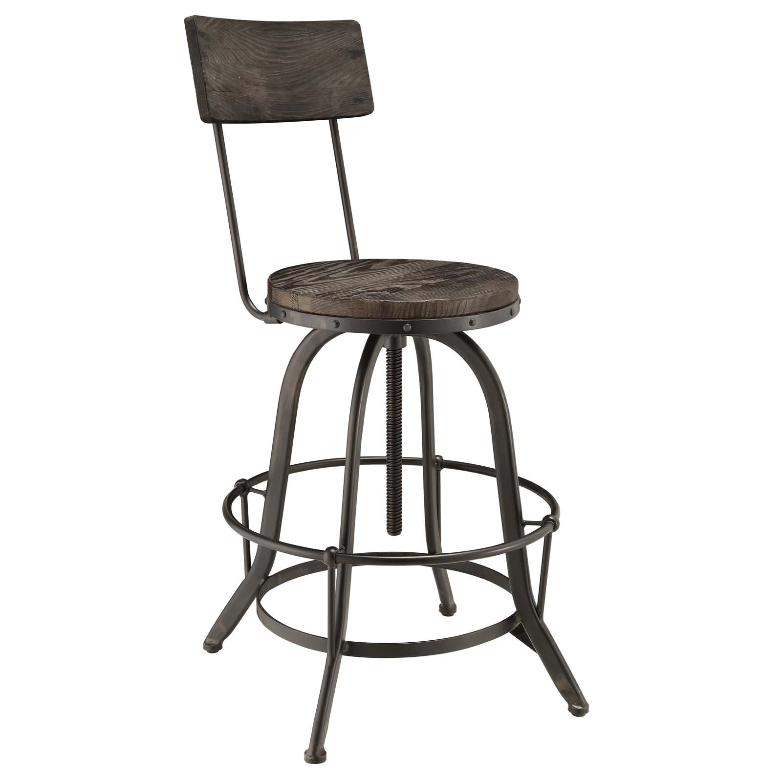 Procure Wood Bar Stool Black