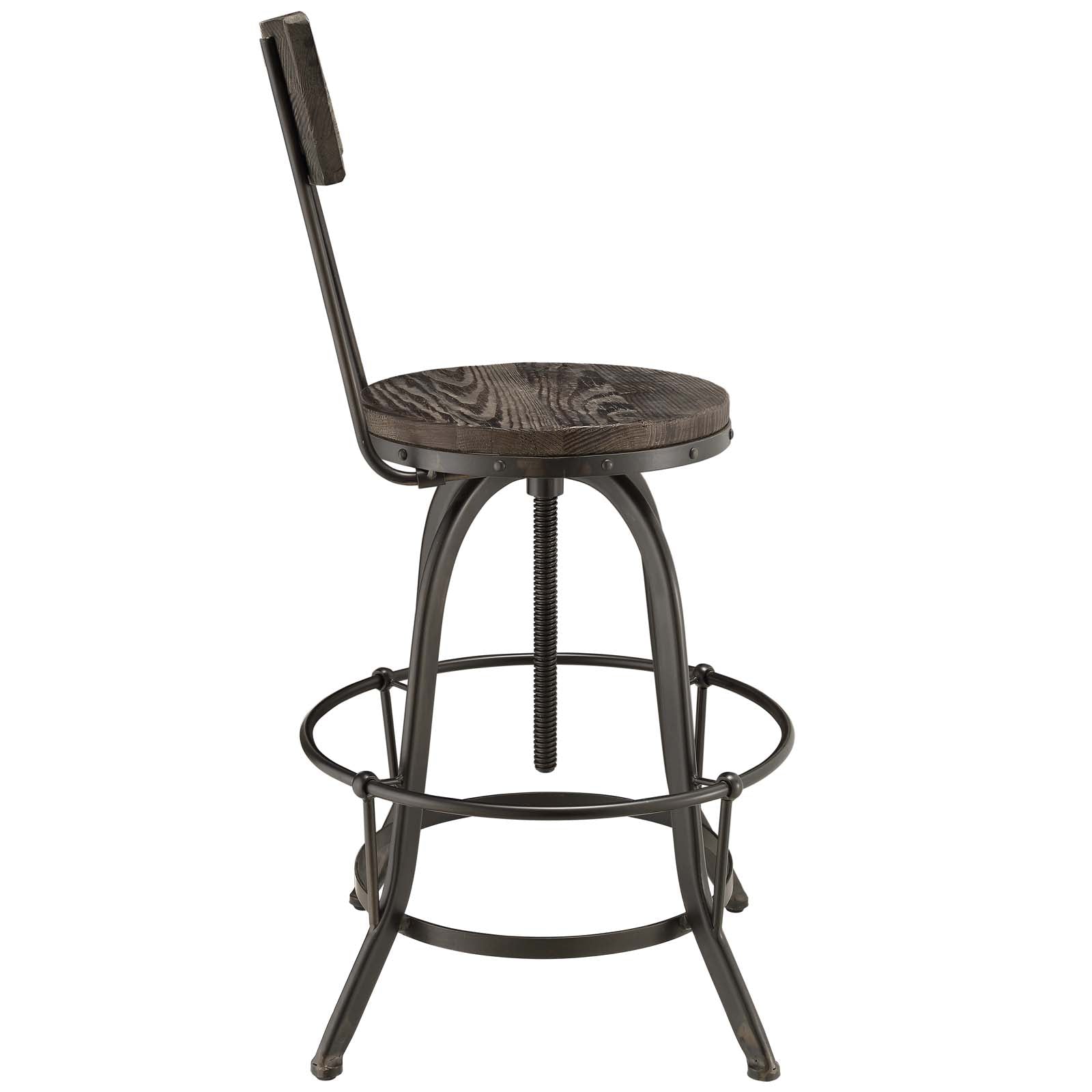 Procure Wood Bar Stool Black