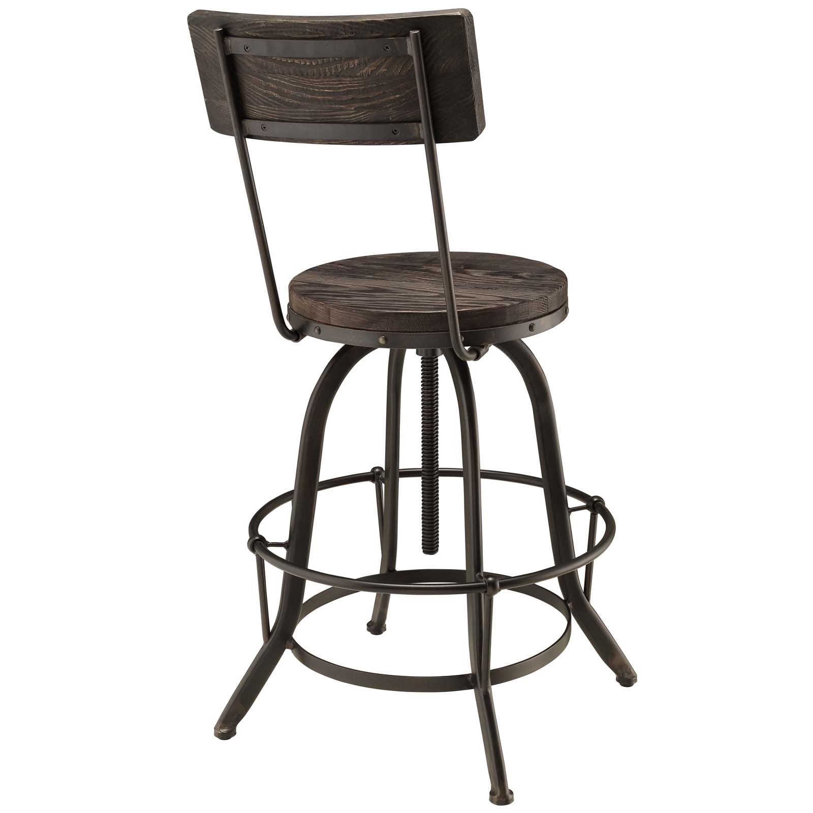 Procure Wood Bar Stool Black