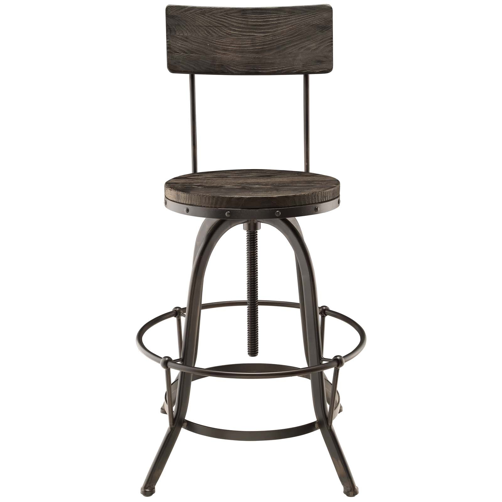 Procure Wood Bar Stool Black