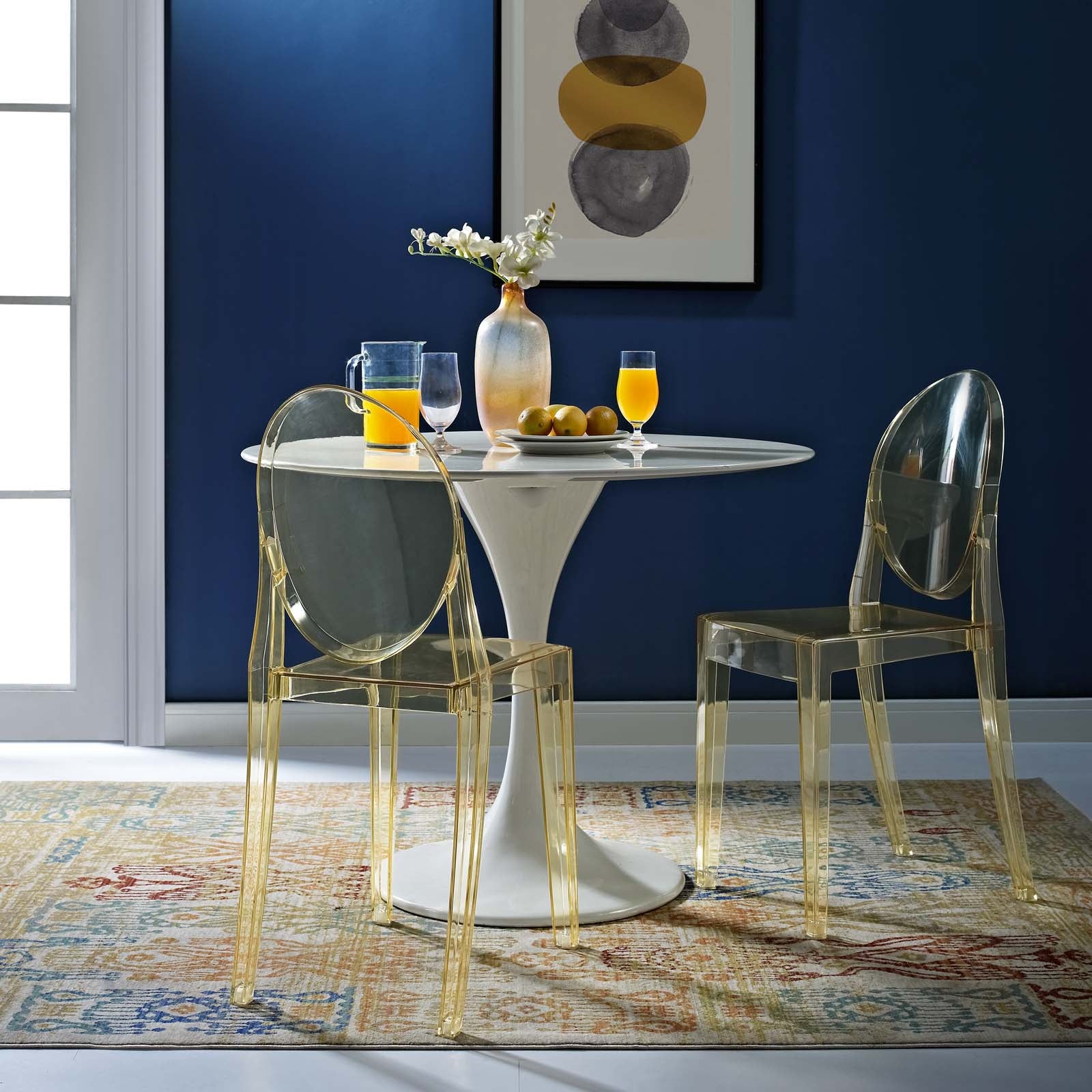 Modway Dining Chairs - Casper Dining Side Chair Yellow
