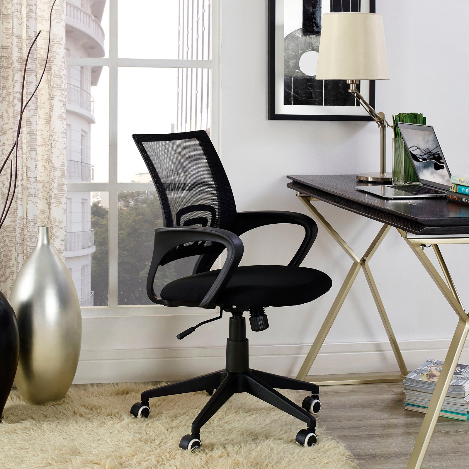 Modway Task Chairs - Twilight Office Chair Black