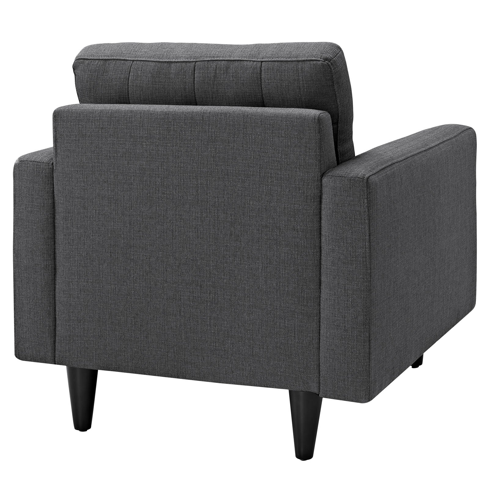 Modway Accent Chairs - Empress 2 Piece Armchair Set Gray