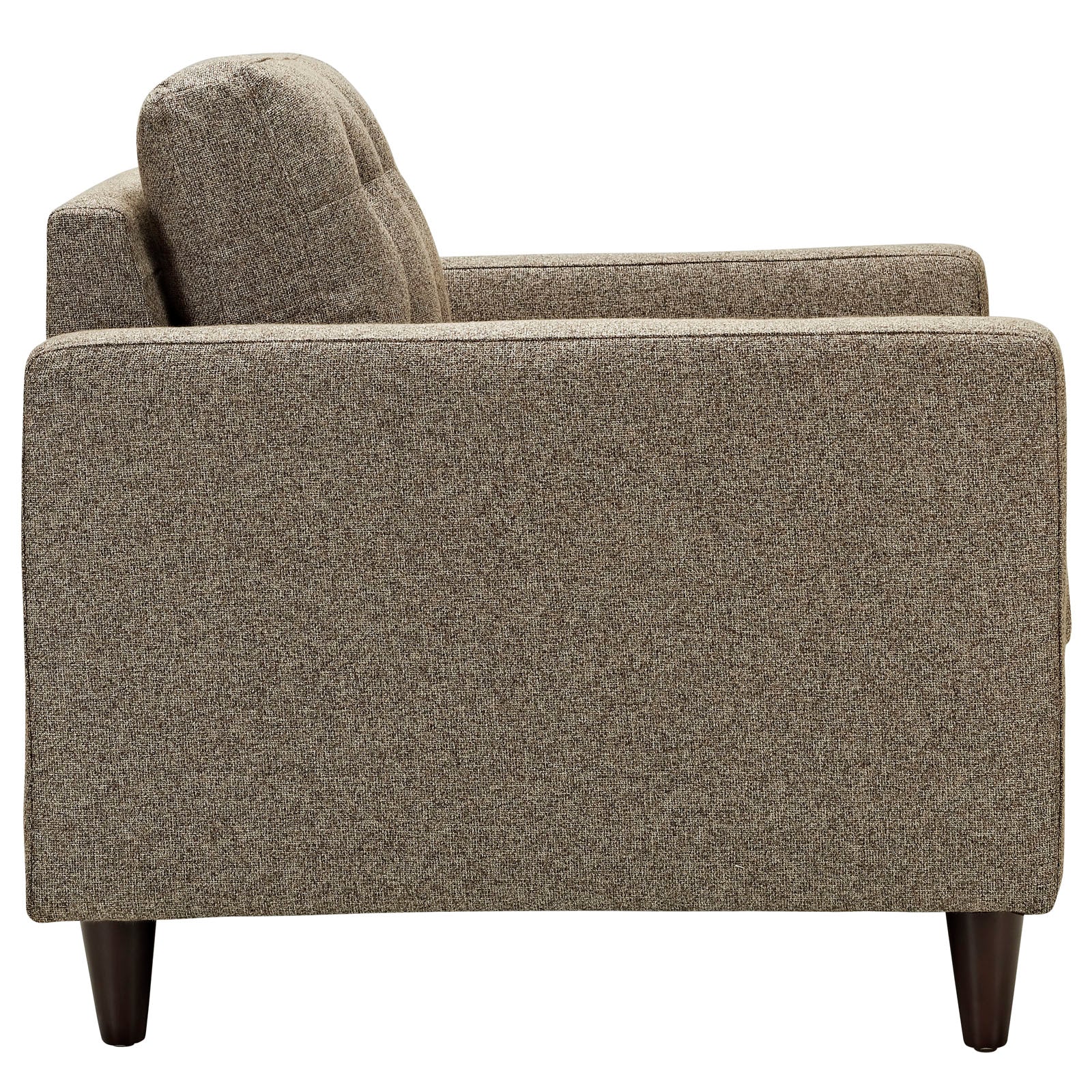 Modway Living Room Sets - Empress Armchair Upholstered Fabric Set Of 2 Oatmeal