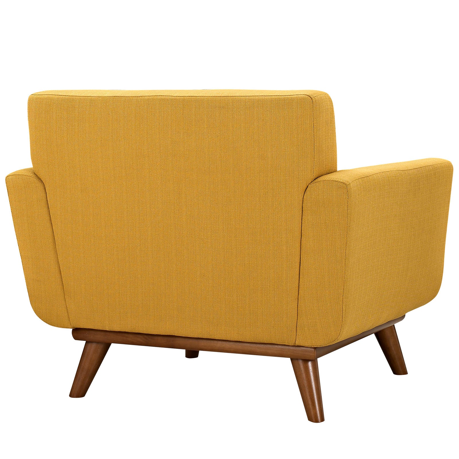 Modway Accent Chairs - Engage Armchair Wood Set of 2 Citrus