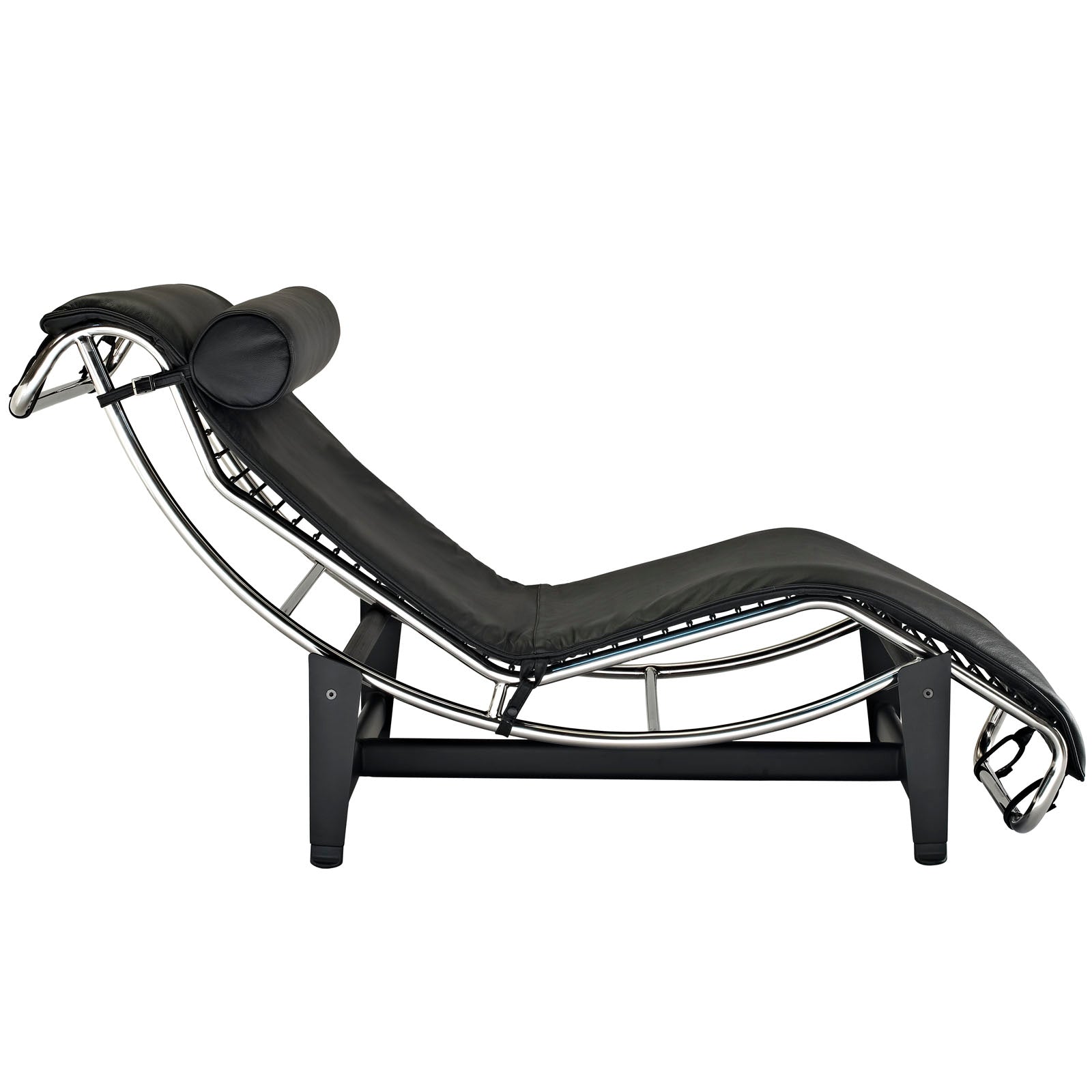 Modway Outdoor Loungers - Charles Chaise Lounge Black