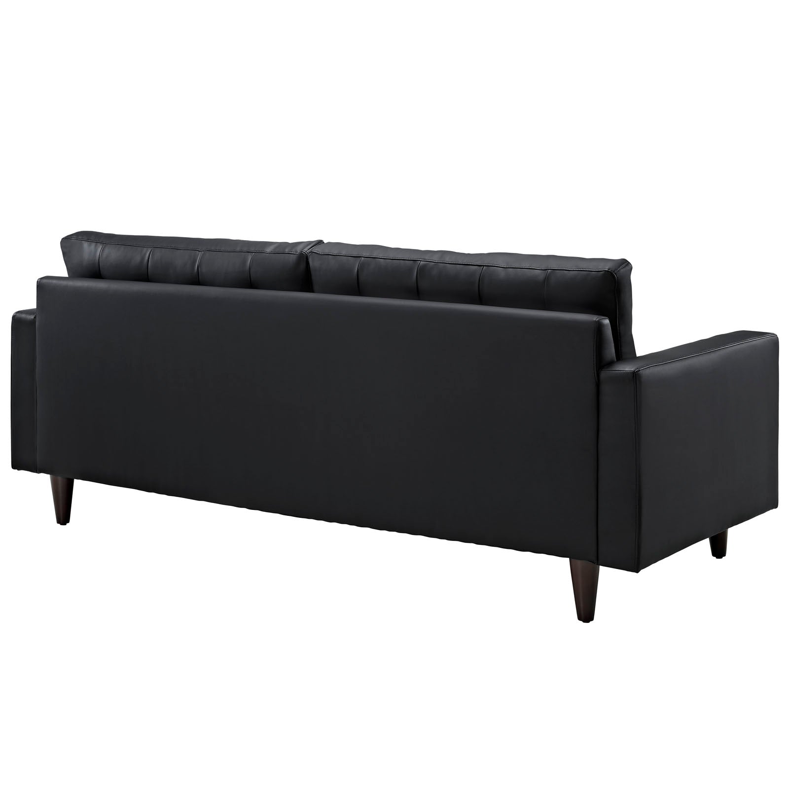 Modway Living Room Sets - Empress Sofa and Armchair Set of 2 Black