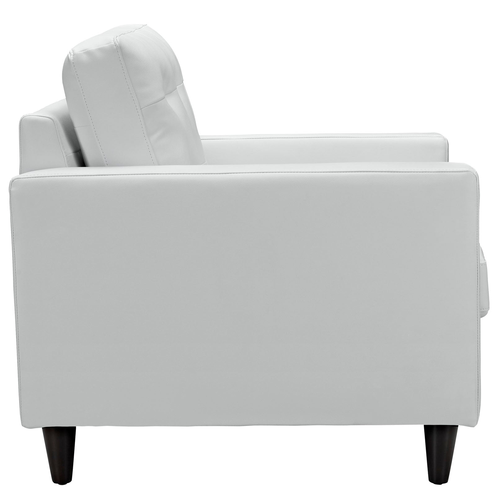 Modway Living Room Sets - Empress Sofa and Armchair Set of 2 White