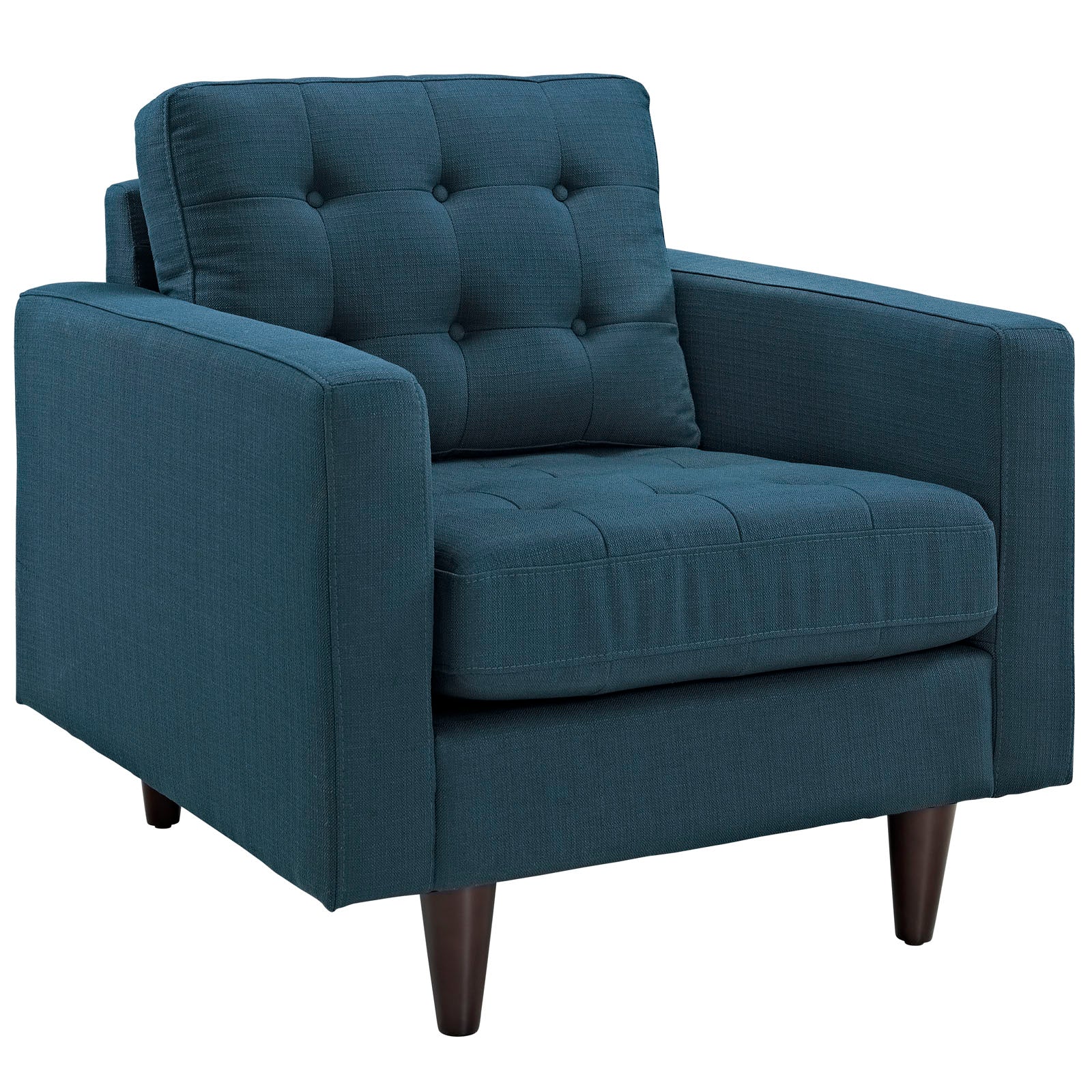 Modway Living Room Sets - Empress Armchair and Sofa ( Set of 2 ) Azure