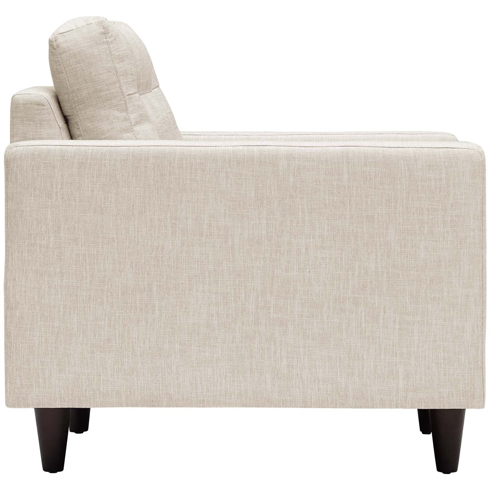 Modway Living Room Sets - Empress Armchair And Sofa Set Of 2 Beige