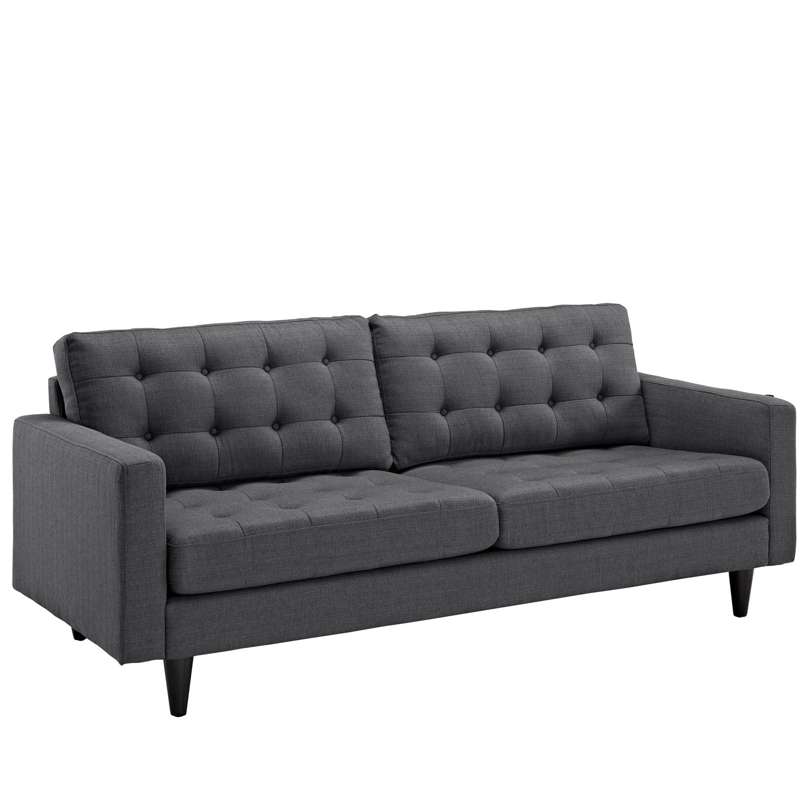 Modway Living Room Sets - Empress Armchair And Sofa Set Of 2 Gray