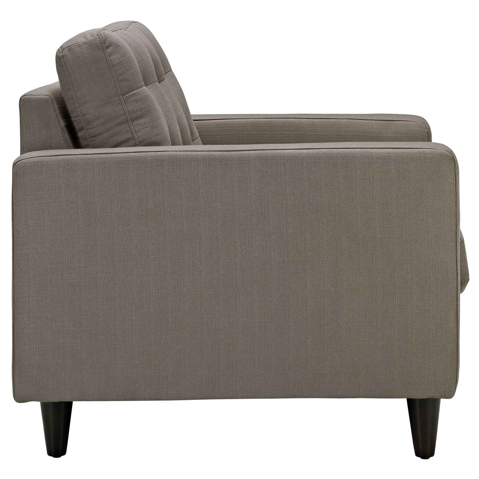 Modway Living Room Sets - Empress Armchair And Sofa Set Of 2 Granite