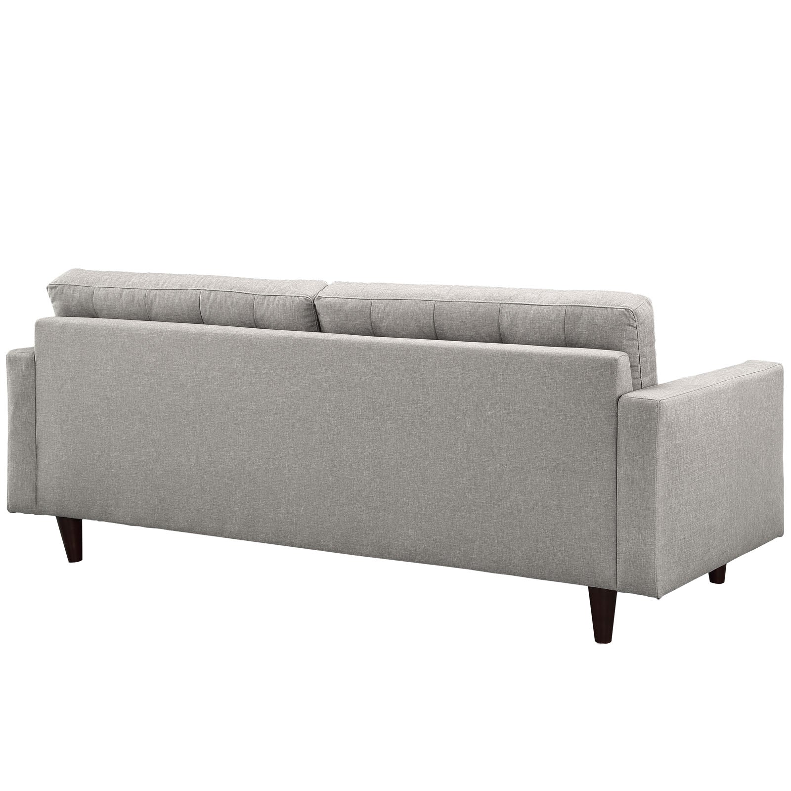 Modway Living Room Sets - Empress Armchair And Sofa Set Of 2 Light Gray