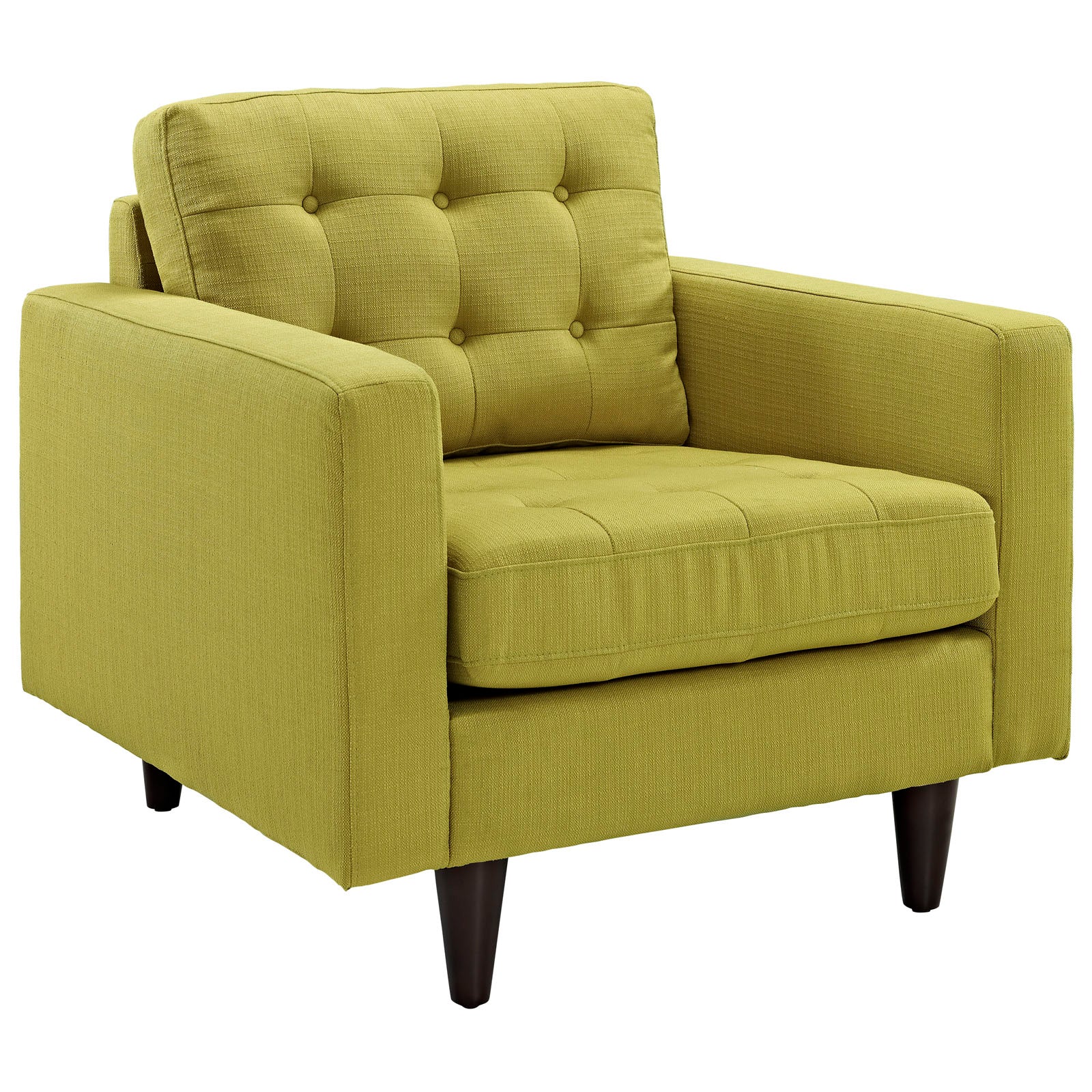 Modway Living Room Sets - Empress Armchair And Sofa Set Of 2 Wheatgrass