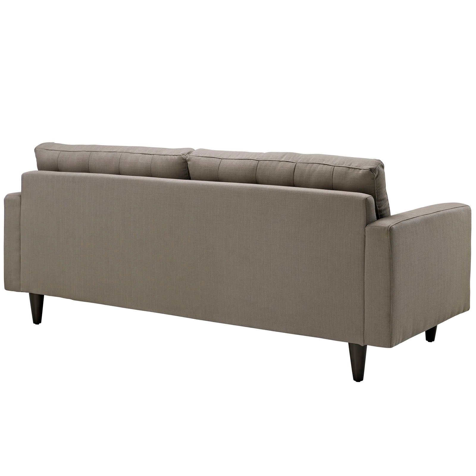 Modway Living Room Sets - Empress Sofa And Armchairs Set Of 3 Granite