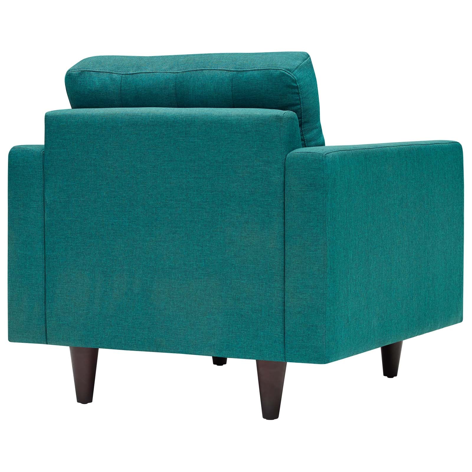 Modway Living Room Sets - Empress Sofa And Armchairs Set Of 3 Teal