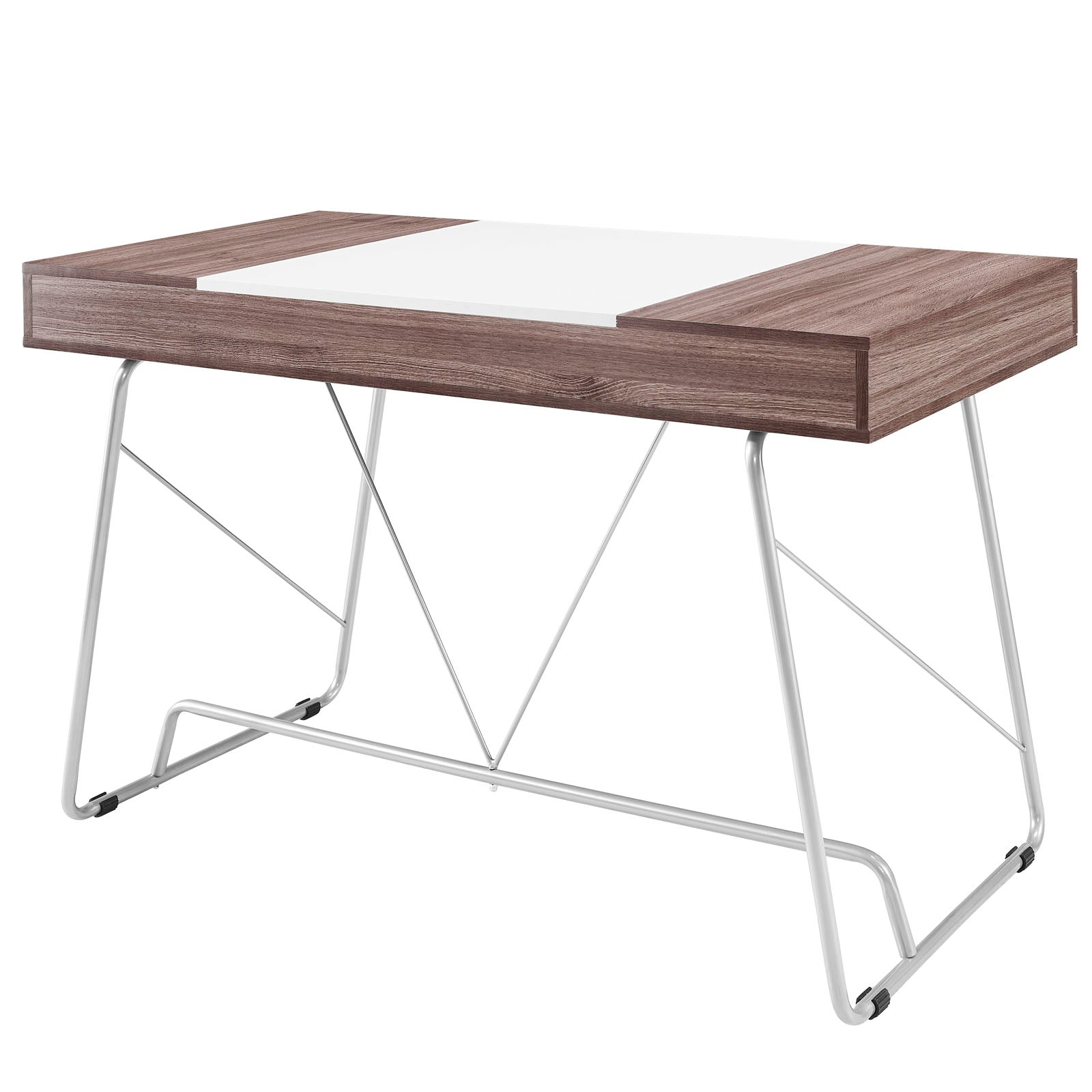 Modway Desks - Panel Office Desk Birch