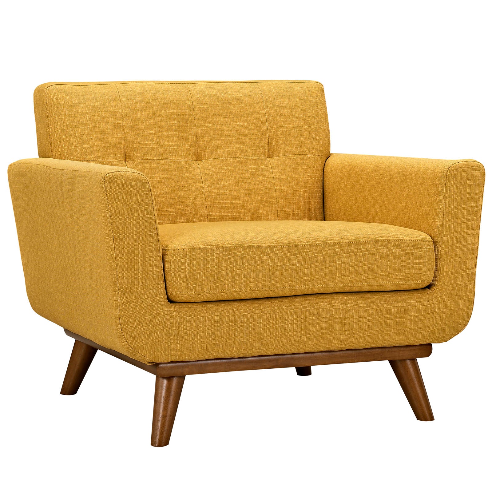 Modway Living Room Sets - Engage Armchair and Loveseat Set of 2 Citrus
