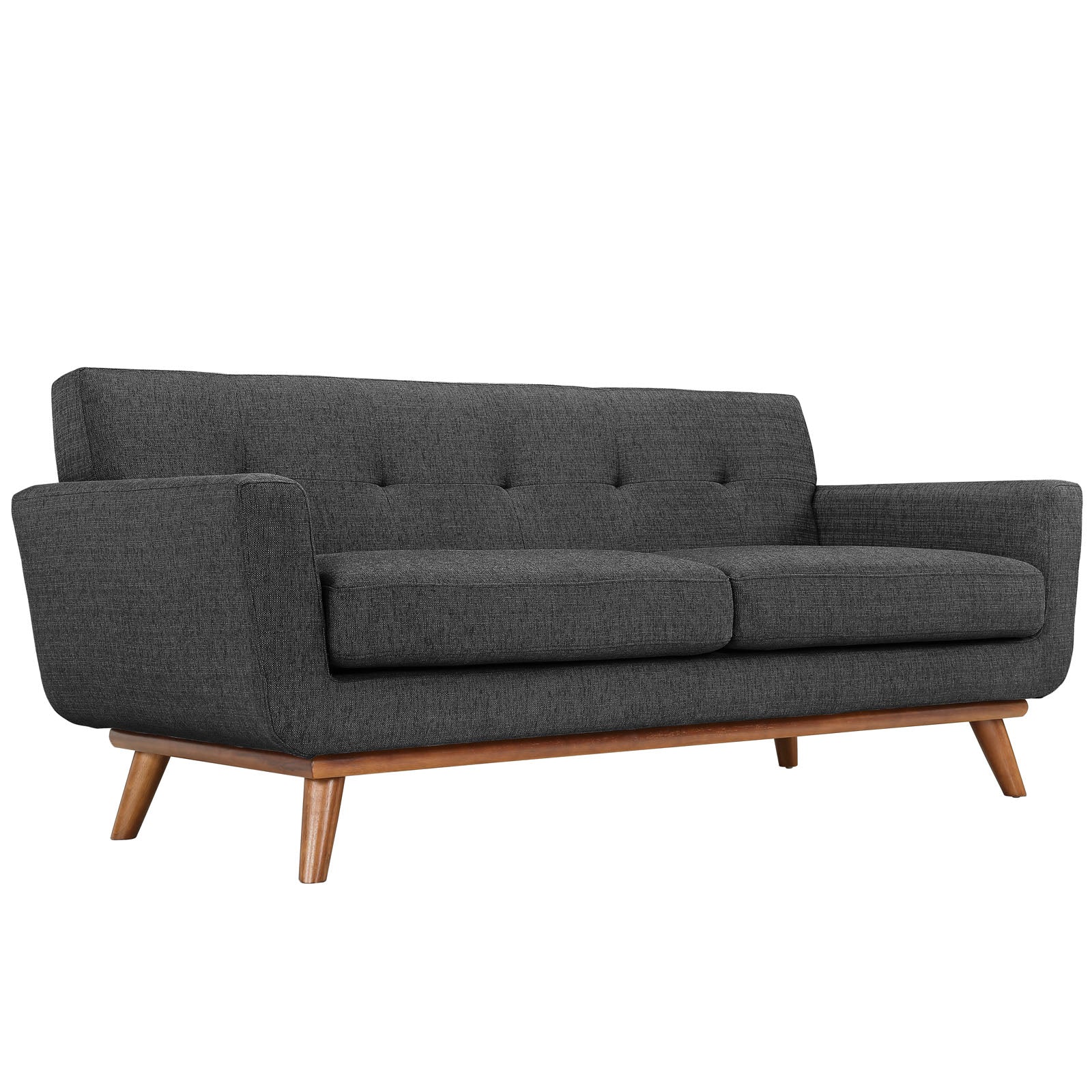 Modway Living Room Sets - Engage Armchair and Loveseat ( Set of 2 ) Gray
