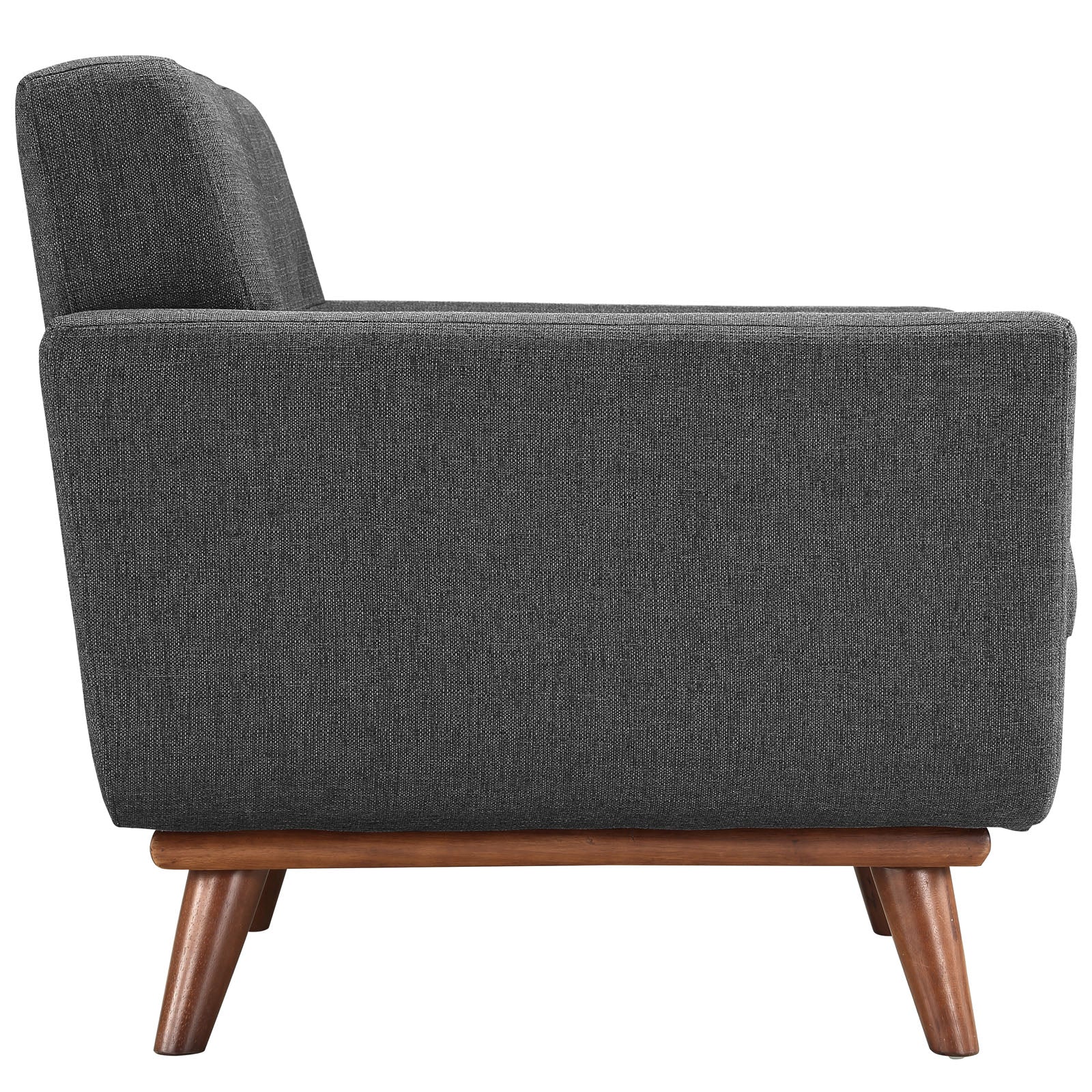 Modway Living Room Sets - Engage Armchair and Loveseat ( Set of 2 ) Gray
