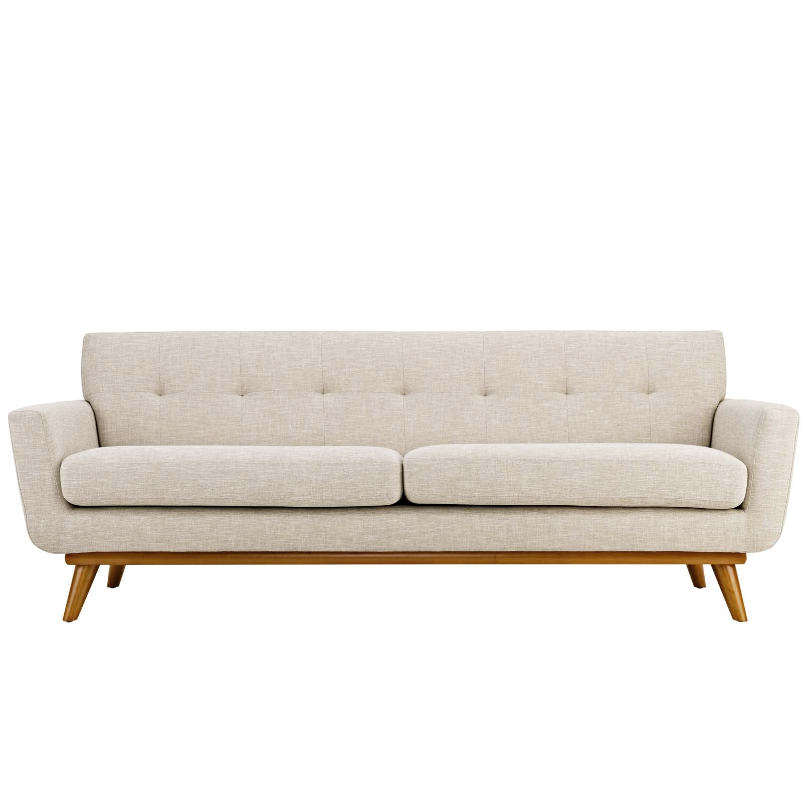 Modway Living Room Sets - Engage Loveseat and Sofa Beige ( Set of 2 )