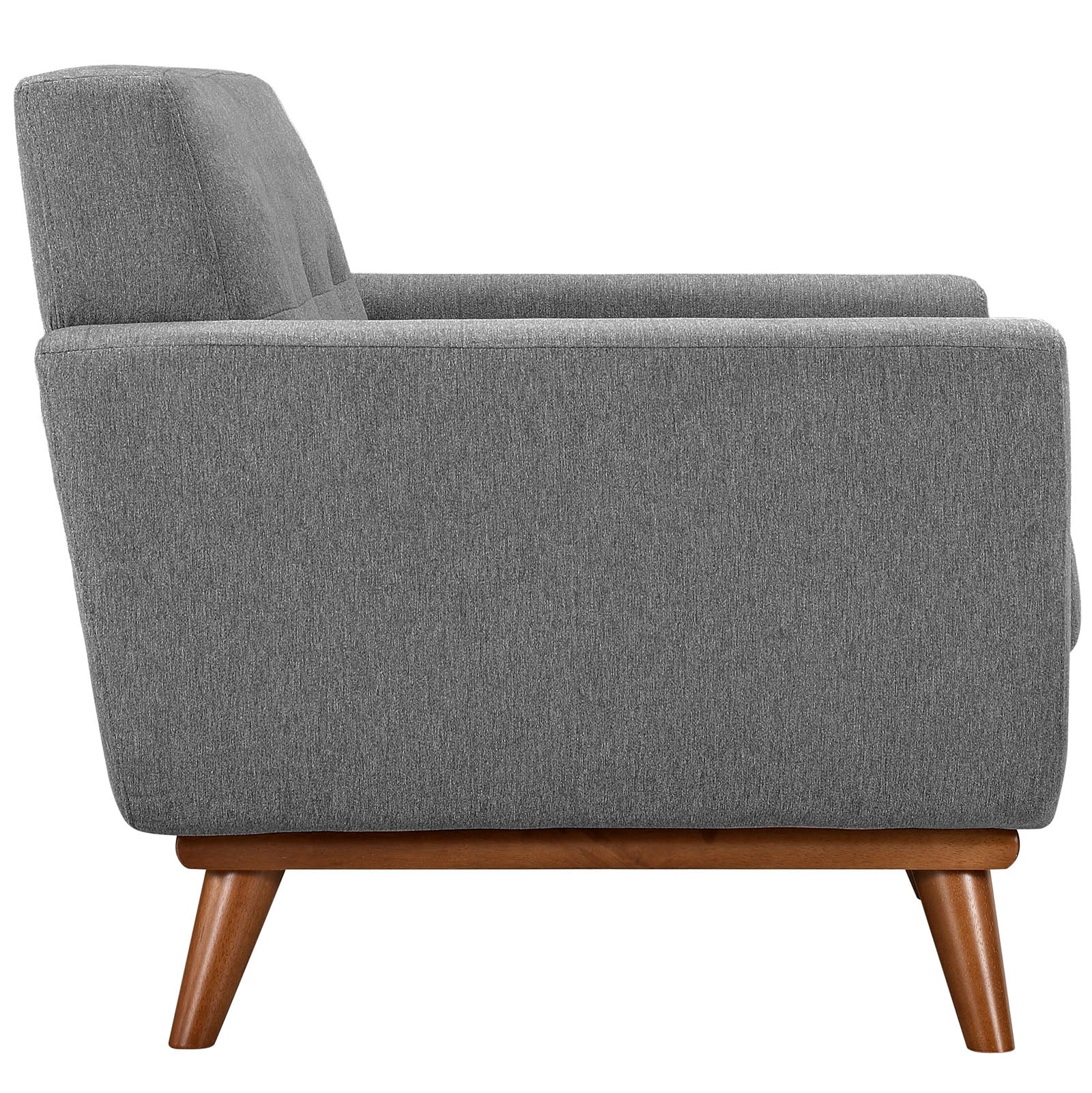 Modway Living Room Sets - Engage Sofa Loveseat and Armchair Set of 3 Expectation Gray