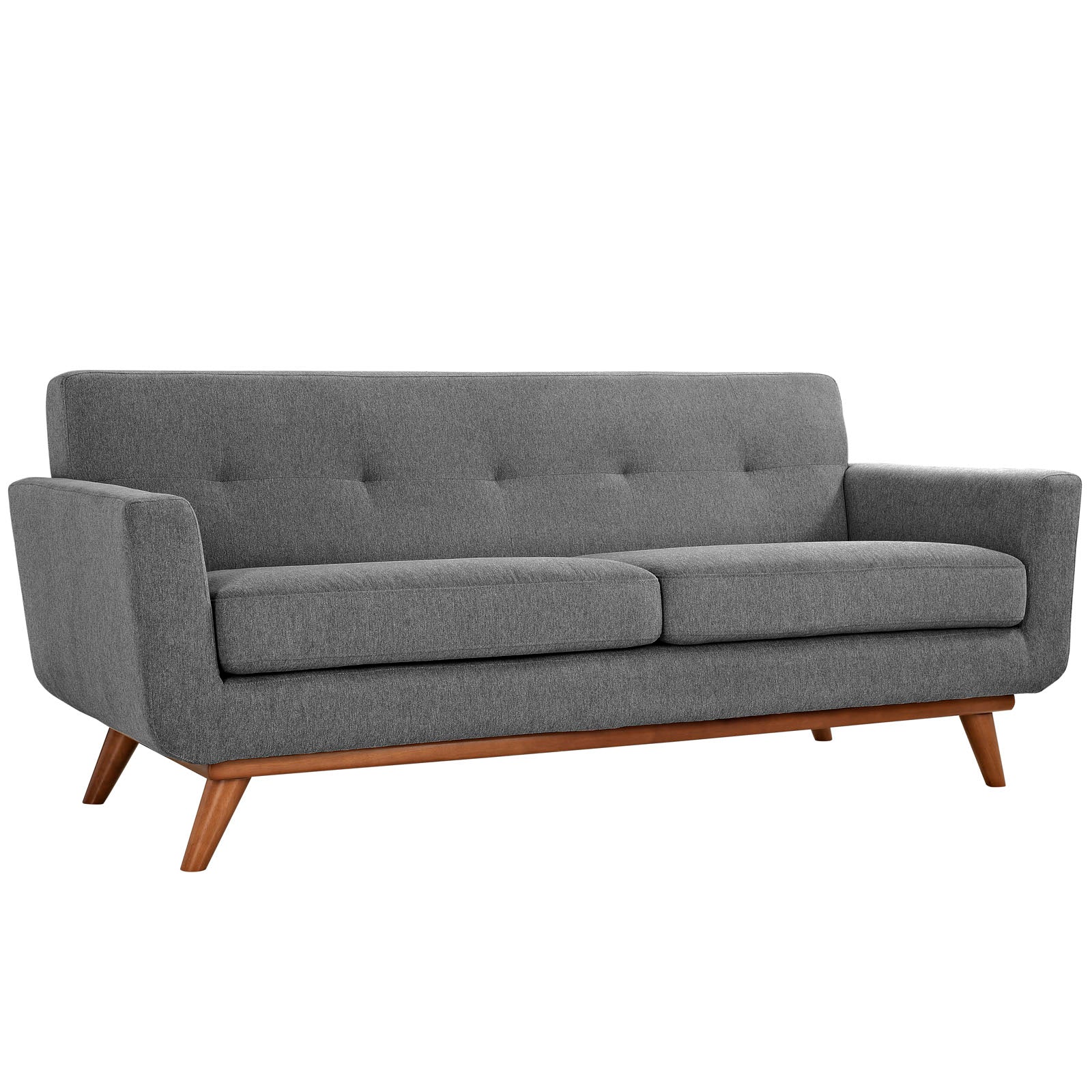 Modway Living Room Sets - Engage Sofa Loveseat and Armchair Set of 3 Expectation Gray