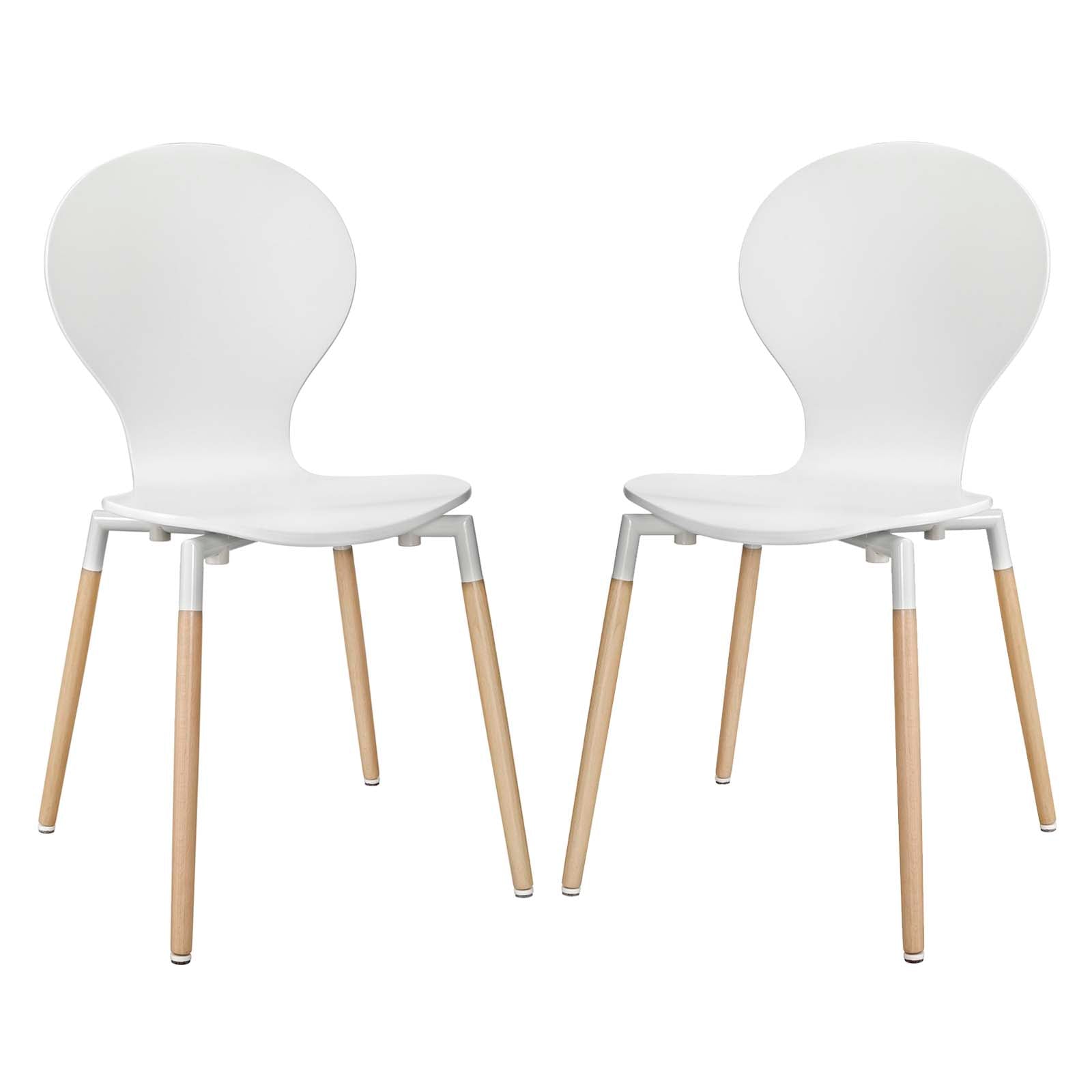 Modway Dining Chairs - Path Dining Chair Set of 2 White