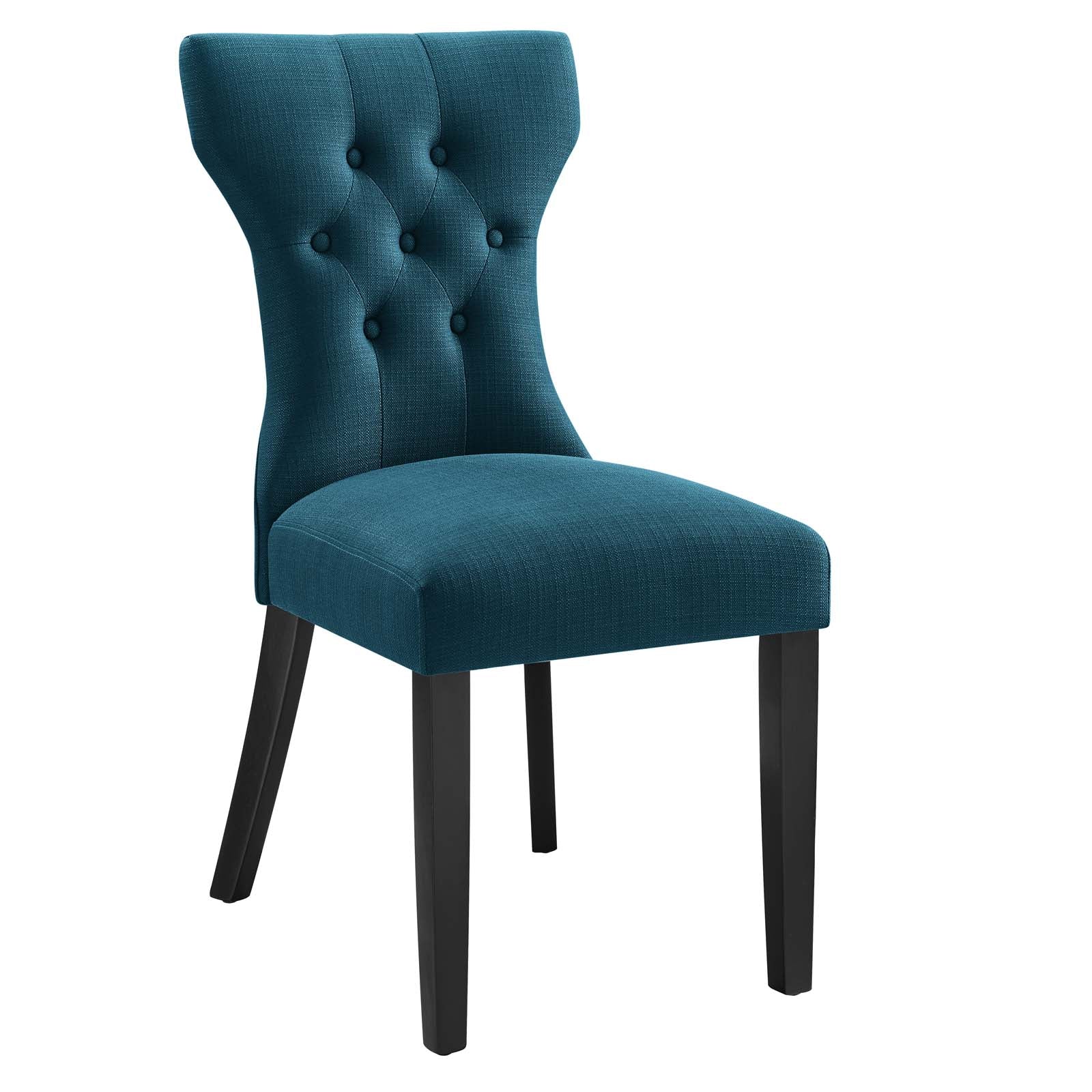 Modway Dining Chairs - Silhouette-Dining-Side-Chair-Azure