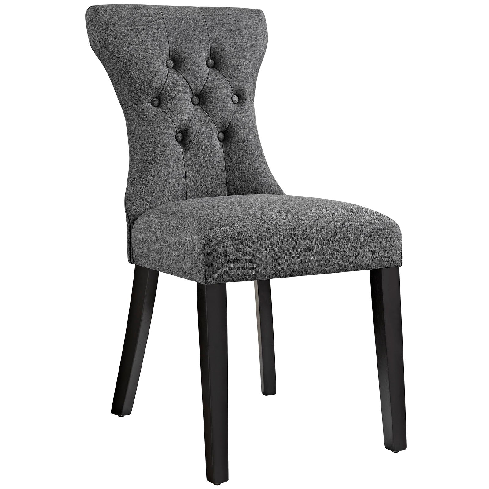 Modway Dining Chairs - Silhouette Dining Chair Gray